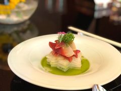 腌酸萝卜捞贝尖-西安凯悦酒店·湖畔中餐厅