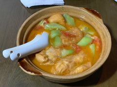 番茄丝瓜炒面筋-沈记菜馆(酒仙桥路店)