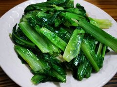 油渣炒油麦菜-老兵牛蹄店(下沙店)