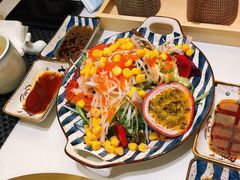 百香果蟹肉沙拉-千寻山野烤肉(中关村店)