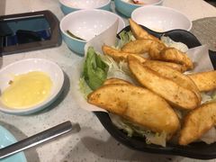 芥末起司薯角-韩时烤肉(枫蓝店)