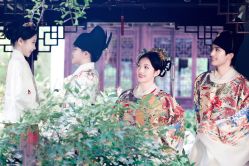 -后宫·古装汉服京剧儿童亲子全家福摄影