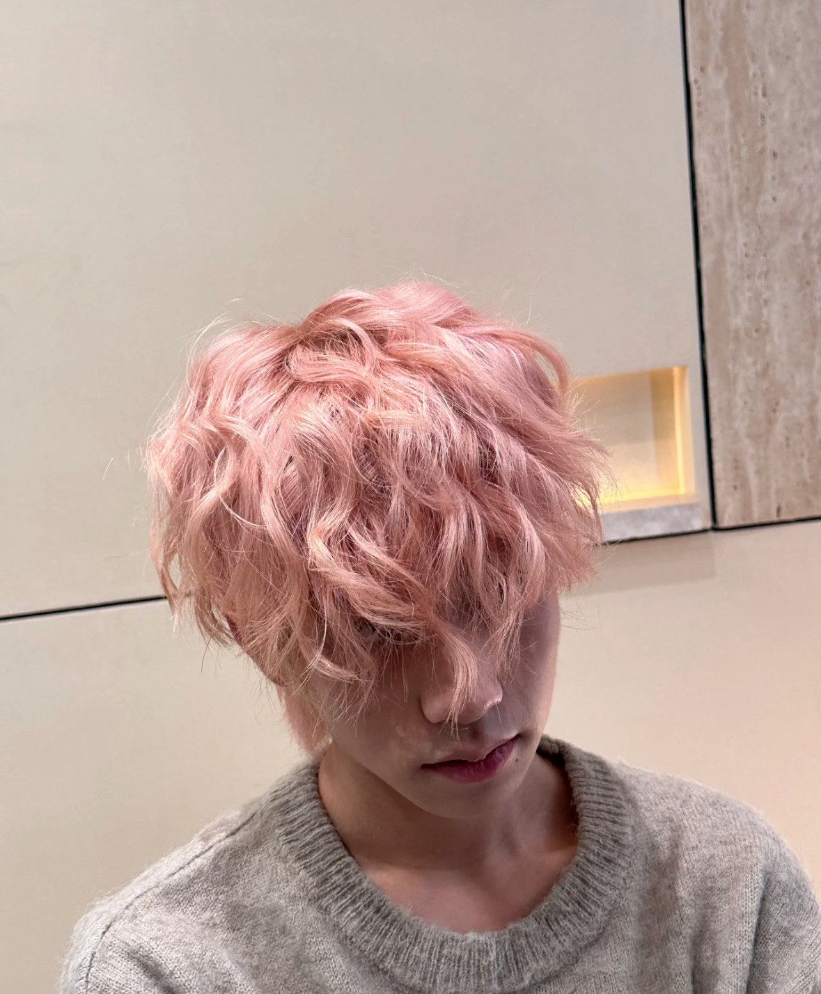 潮男发色 #男发 #粉色 #粉色头发 #男生染发 #最美发色#modern视角