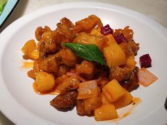 鲜果咕咾肉-绿茶餐厅(茂业天地店)
