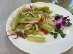 藕苗炒鲜鱿-新溢香国际酒店-中餐厅