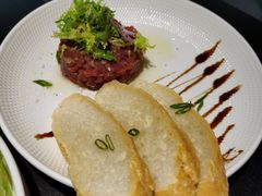 澳洲M9和牛塔塔配全麦法棍-404干式熟成牛排馆•聚会餐厅