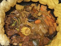贴饼子-缘福乡村铁锅炖民宿(八达岭店)