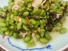 抱腌菜毛豆肉丝-丁记盐蘸牛肉·新杭菜(河东路店)