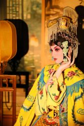 -后宫·古装汉服京剧儿童亲子全家福摄影