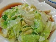 白灼罗马生菜-老码头黑皮肘子锅包肉熏酱水饺(文政街店)
