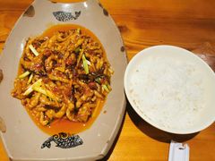 鱼香肉丝-禧福徕盆盆香川菜馆