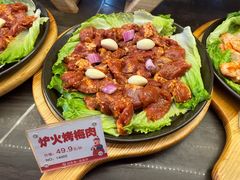 炉火烤梅肉-村长家的疙瘩汤(沌口店)