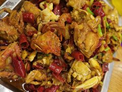 辣炒花盖蟹-喝丢一只鞋海鲜烧烤·海肠捞饭(市场店)