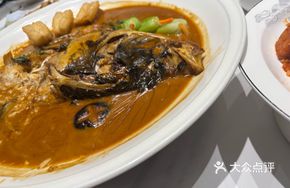 Braised Fish Head in Abalone Sauce