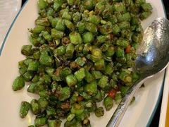 榄菜肉松炒四季豆-金翠河烧鹅餐厅(北城天街店)