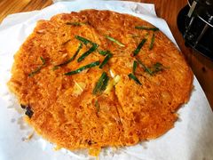 泡菜饼-包装马车·韩国料理·포장마차
