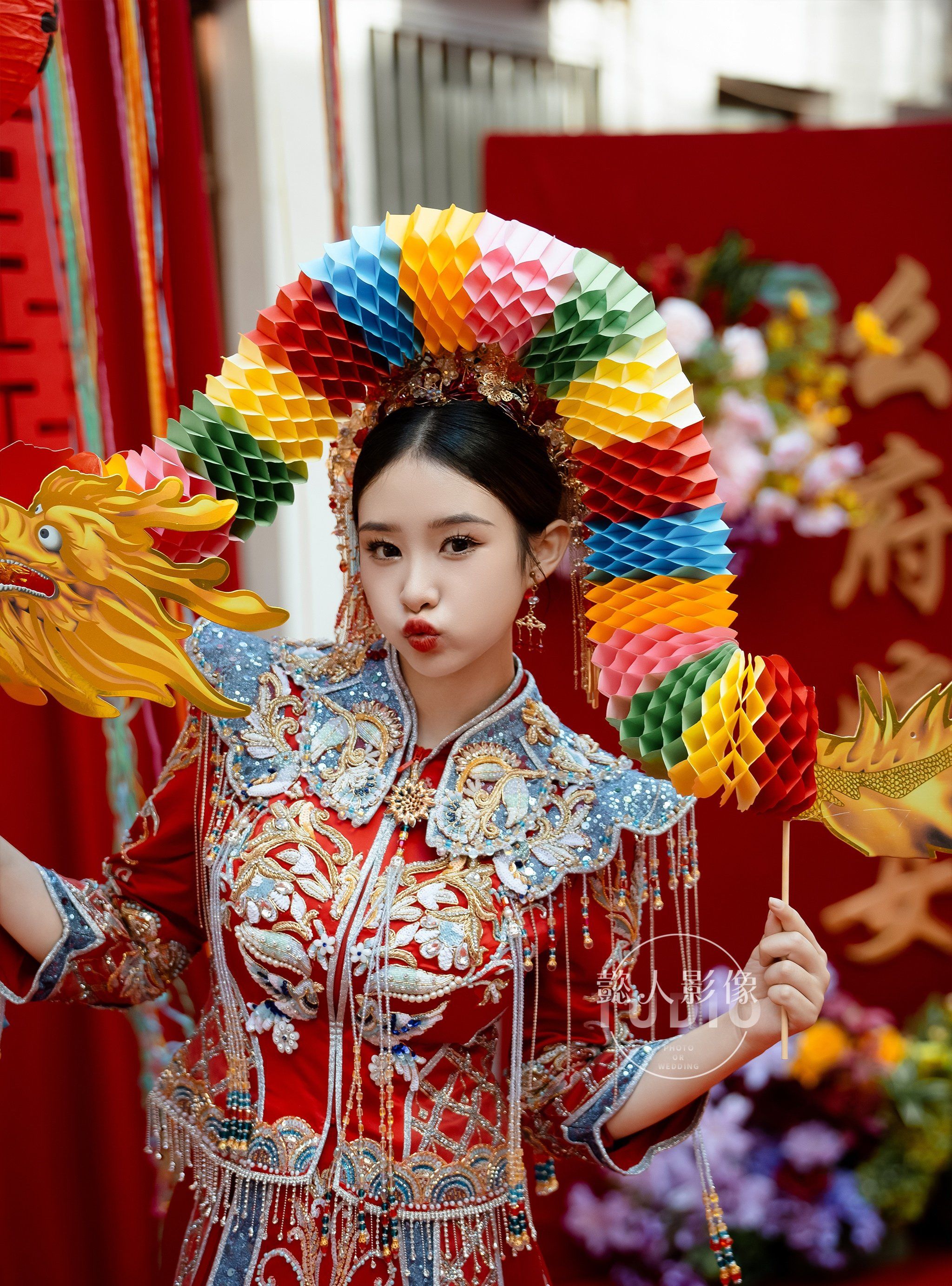 新娘的传统华美7315囍6136343734