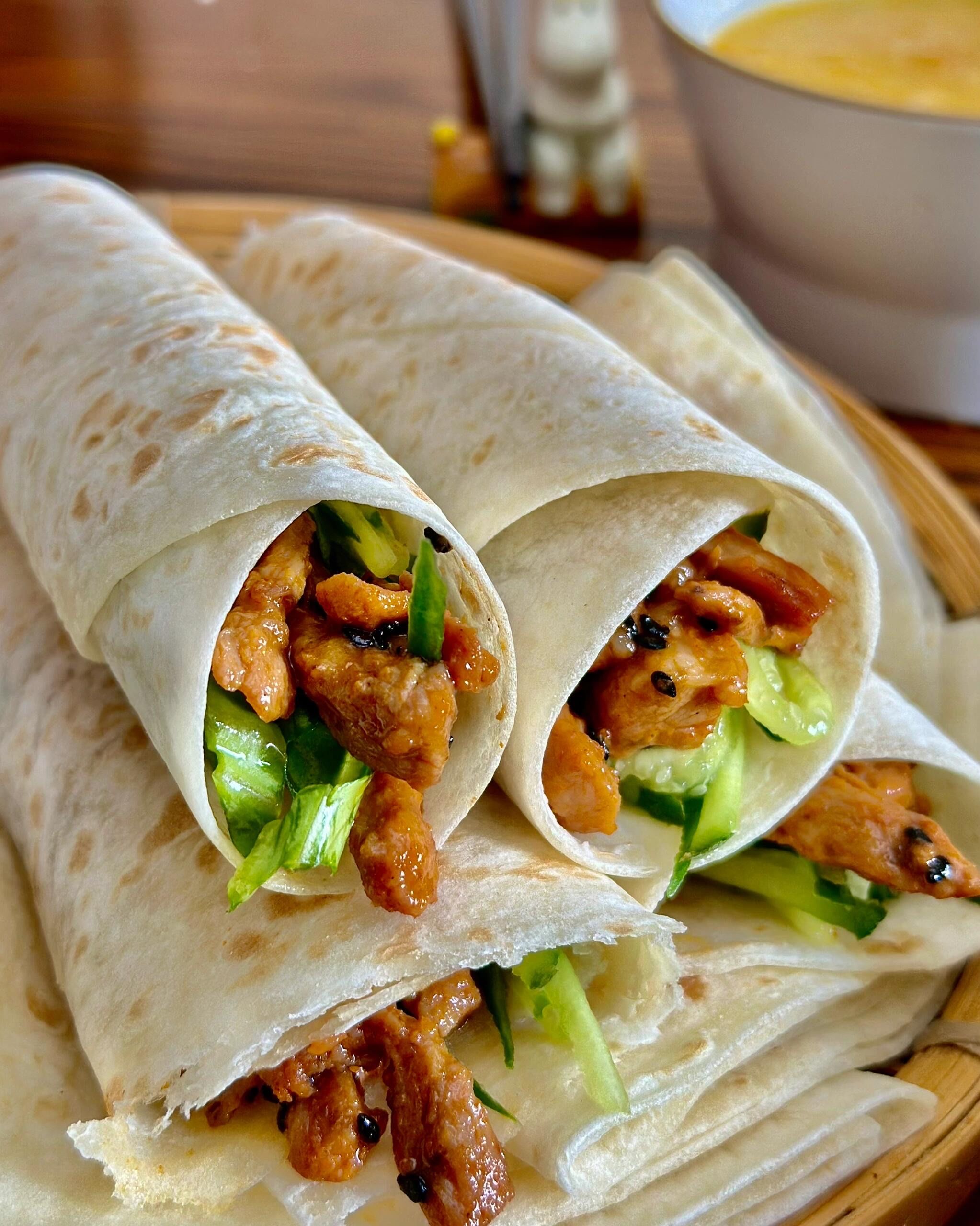 卷饼香味难以抗拒哦