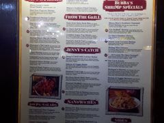 菜单-Bubba Gump Shrimp(Ala Moana)