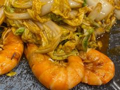 大虾烧白菜-老东镇啤酒屋海鲜加工·蒸汽海鲜·海鲜烧烤(台东店)