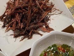 缅甸柠檬沾水干巴-阿古吉缅甸茶餐厅