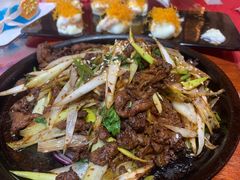 葱爆羊肉-万柳阁小馆·花园餐厅(龙潭湖店)