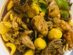 板栗烧鸡-天乐农家鱼头王(天目湖店)