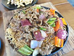 港式黑椒牛肉煎面-盏簋品味馆(沙溪店)