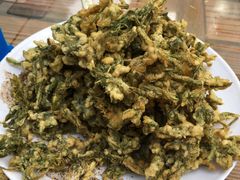 炸花椒盐-丽泽山庄·生态怀柔菜·虹鳟鱼(红螺寺店)