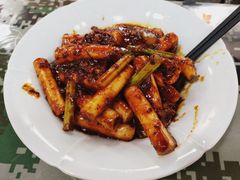 酱香牛肉炒年糕-辣风芹新疆炒米粉(晁夕美食城店)
