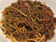 撒子牛肉丝-刘胖子家常菜·蹄花焖藕(中南店)