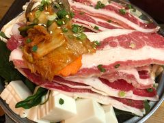 泡菜牛肉锅-樱の千渡日式料理·铁板烧•烧鸟(金盛田广场店)