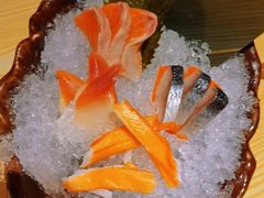 三文鱼刺身-津之港·日本料理·铁板烧