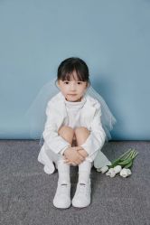 -海岸风光儿童摄影