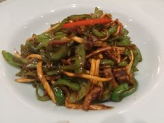 纸皮尖椒茭白炒肉丝-桃花印巷江南小馆(朝阳路店)