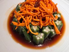 白灼秋葵-京味斋·烤鸭·北京菜(安贞店)