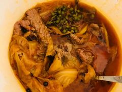 酸菜牛肉-付掌柜在成都·热炒砂锅集(金禾店)