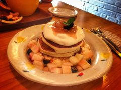 草莓松饼-春风十里咖啡馆