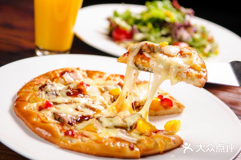 bbq风味鸡肉披萨