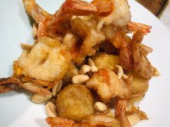 梨球果仁虾-小吊梨汤·北京菜·烤鸭(鸟巢店)