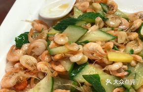 Stir-fried White River Shrimp