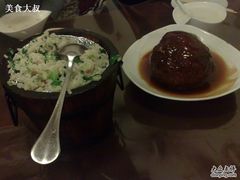 木桶菜饭作参照物-洪齐林老镇