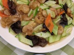 溜虾仁-华圆美食