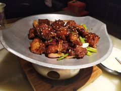 蒜香蜜汁排骨-绿茶餐厅(汇悦大融城店)