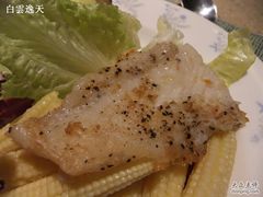 煎石斑鱼-亮马河饭店翠雅咖啡厅