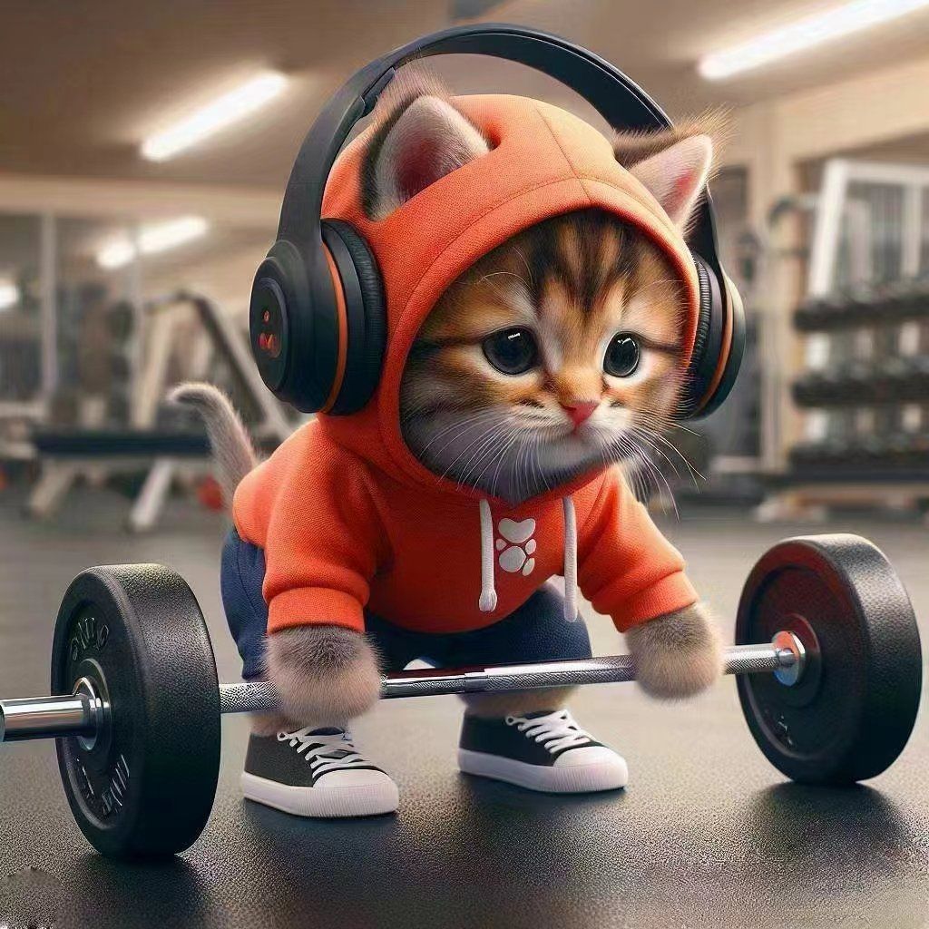 健身新伙伴,萌翻全场