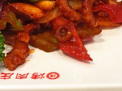 炒章鱼-韩香福烤肉庄园(荣成店)