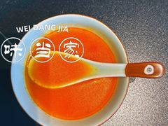 番茄酸汤-味当家鱼头火锅.•甲鱼料理(金沙店)