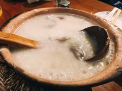 窝蛋牛肉粥-南拳十三姨·潮汕砂锅粥(世纪金源店)
