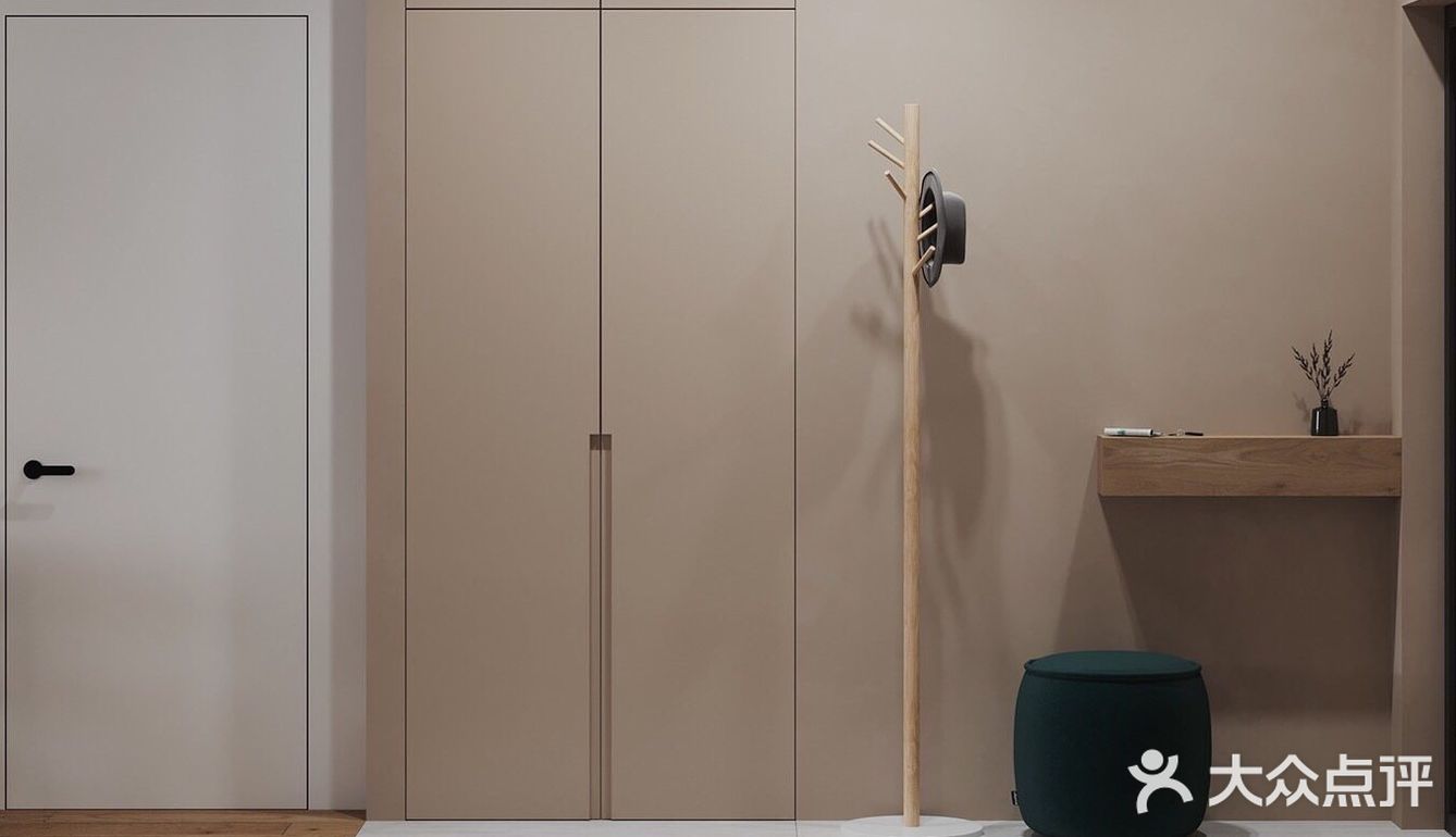 原木+橙色 简约雅致的感觉